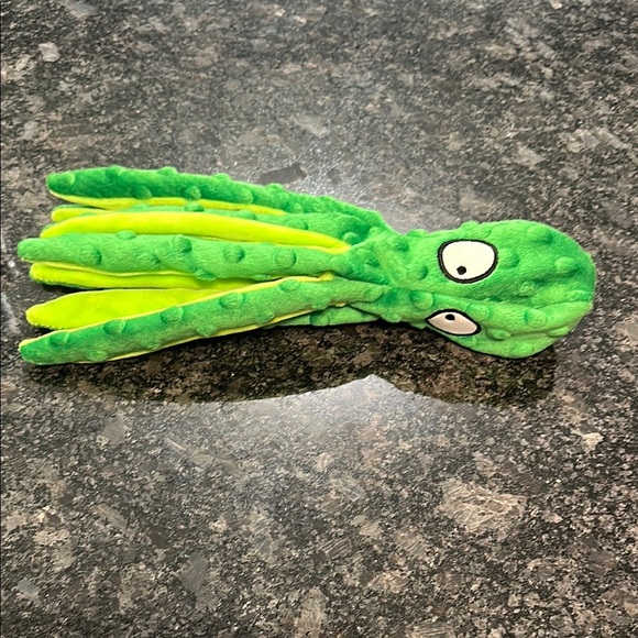 Green Octopus Dog Toy - Picture 8 of 10